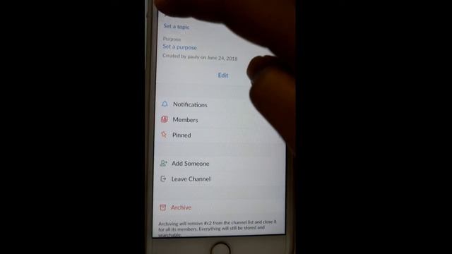 How to archive channel in Slack iOS or iPhone app смотреть онлайн
