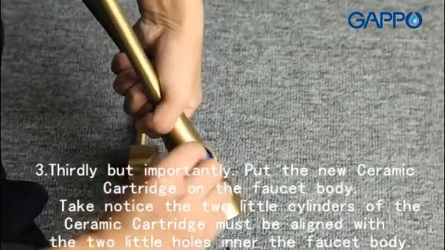 The Installation of Kitchen faucet Ceramic Cartridge From GAPPO смотреть онлайн
