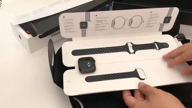 Unboxing Apple Watch Nike Grey Dark GPS series 4 / 44MM смотреть онлайн