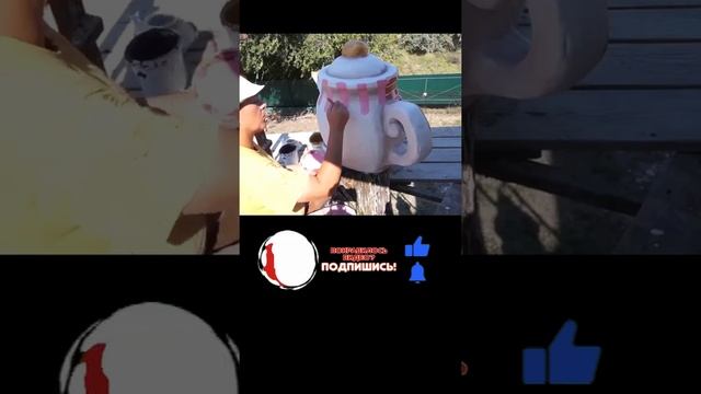 Расписываем чайник. Декор. смотреть онлайн