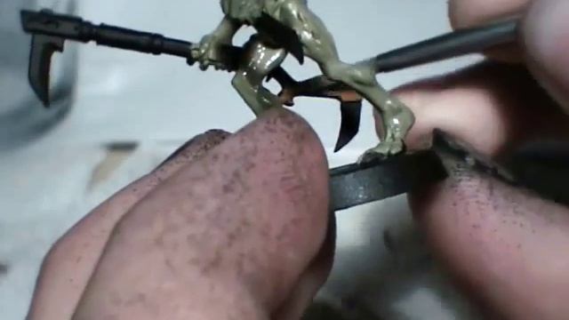 Warhammer 40k - How to paint a Tau Kroot Carnivore fast Part 1 смотреть онлайн
