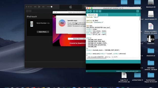STEP:1 CHECK DEVICE CPID & PROGRAMME ARDUINO смотреть онлайн