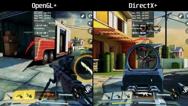 OpenGL+ vs. DirectX+ | Call of Duty Mobile | Gameloop Emulator смотреть онлайн