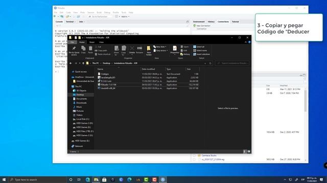 Cómo instalar RSTUDIO + JGR - DEDUCER смотреть онлайн