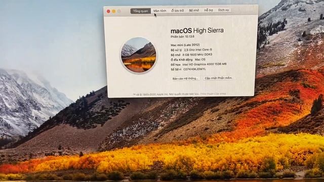 Mac Mini PC 2012 Ram 8G SSD 240G смотреть онлайн