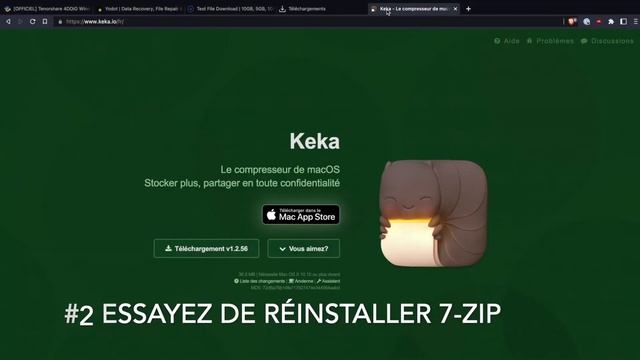 Que faire si vous ne pouvez pas décompresser le fichier 7-Zip sur Mac ? смотреть онлайн