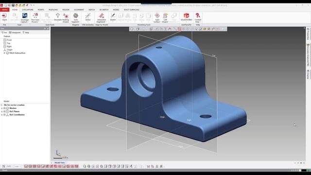 Geomagic Design X - Creating Reference Vectors