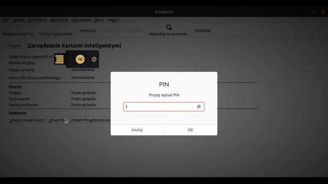 Jak wygenerować klucze GPG/OpenPGP na Yubikey 5 NFC przy pomocy aplikacji Kleopatra смотреть онлайн