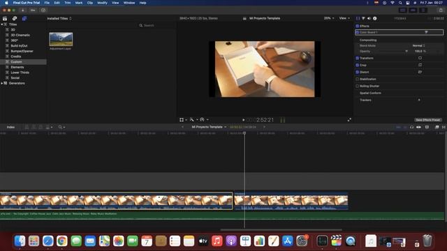 Crea Capas de Ajuste | Curso Final Cut Pro смотреть онлайн