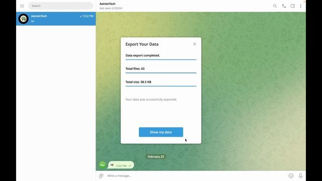 How to export your Telegram chat history on Mac смотреть онлайн