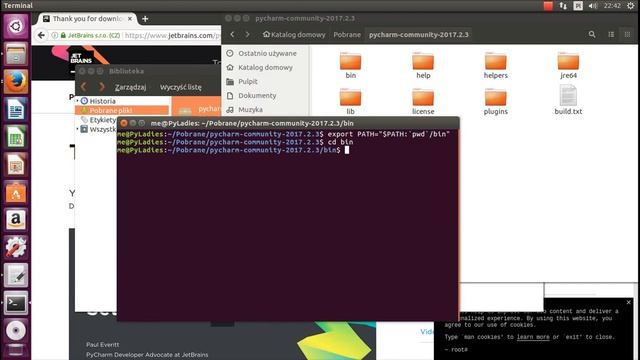 PyCharm Linux installation смотреть онлайн