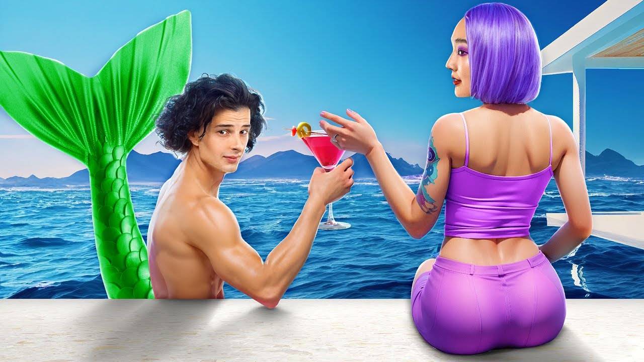 Мой парень Русал! Мой папа ненавидит моего парня! Мой папа Vs мой парень!