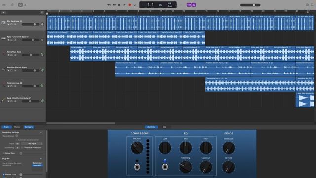 How to Change Tempo in GarageBand: Changing and Adjusting Overall Tempo GarageBand Project смотреть онлайн