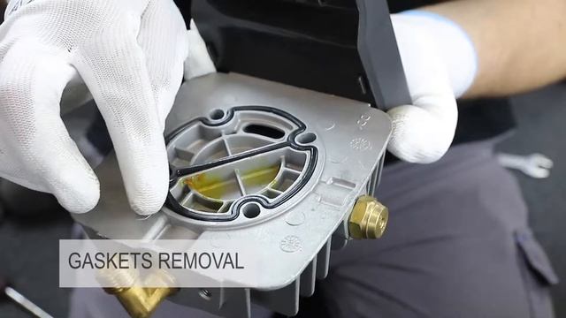 ABAC - belt driven - valves plates and gaskets replacement (EN) смотреть онлайн