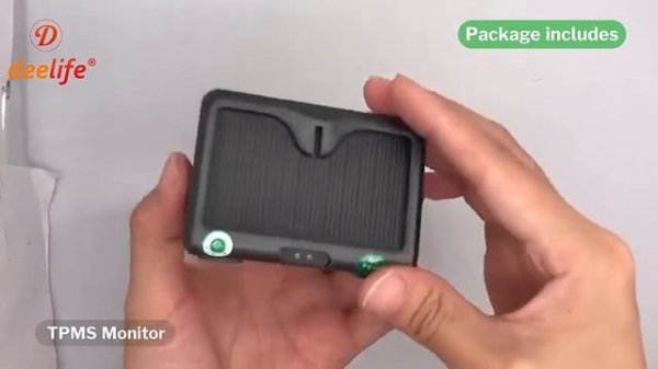 Deelife TPMS Solar Car Tire Pressure Monitoring System 0-8 Bar TMPS Wheel Tyre Internal External