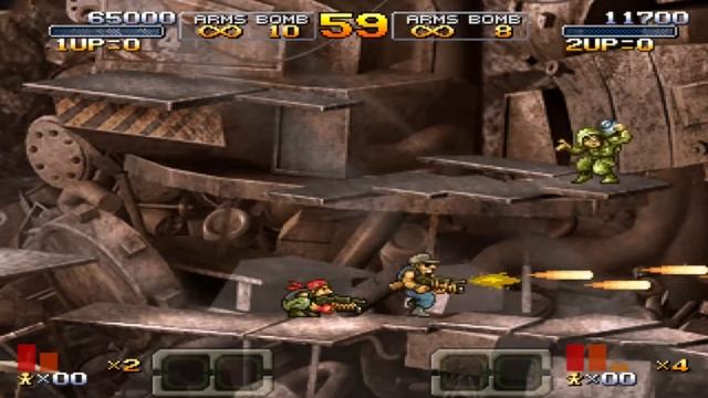Metal Slug XX Adhoc Coop PPSSPP смотреть онлайн
