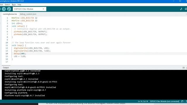 Installing ESP32 C3 on Arduino IDE смотреть онлайн