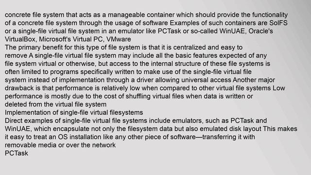 Virtual file system смотреть онлайн