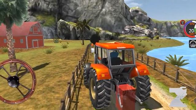 Real Tractor Trolley Cargo Farming Simulator Gameplay – Tractor Games #18 – Android Games смотреть онлайн