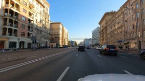 Из Ростокино в Тверской район. На машине по улицам Москвы. Сентябрь 2023