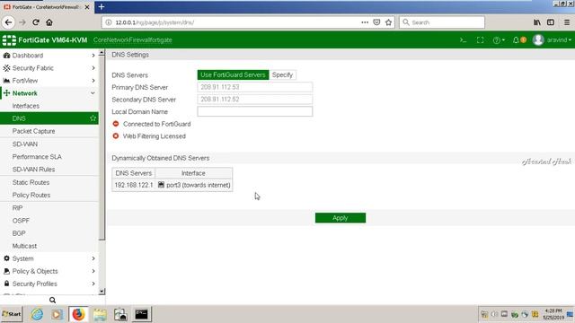 how to configure dhcp ip address in Fortigate Firewall смотреть онлайн