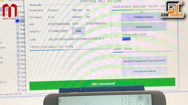 [Windows]Fix checkra1n jailbreak ✅ icloud bypass ios 12.4.X✅13.X✅14.X fix drain battery Basbend✅100 смотреть онлайн