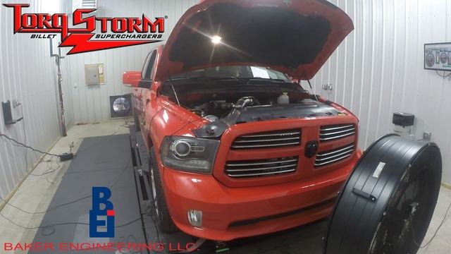 Baker Engineering Dyno: 2015 Dodge RAM 1500 with TorqStorm Supercharger 4th Gen RAM Kit смотреть онлайн