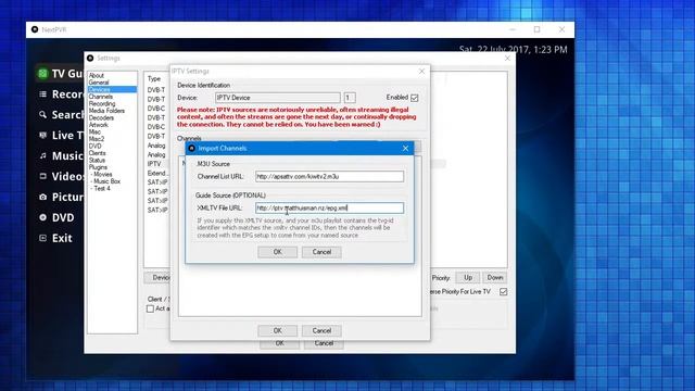 New Zealand iptv setup in NextPVR смотреть онлайн
