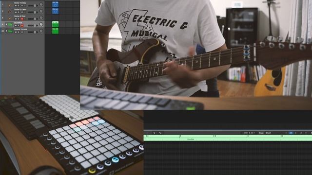 How to use LogicPro as a Guitar Looper| Tutorial | 雨人間 | смотреть онлайн