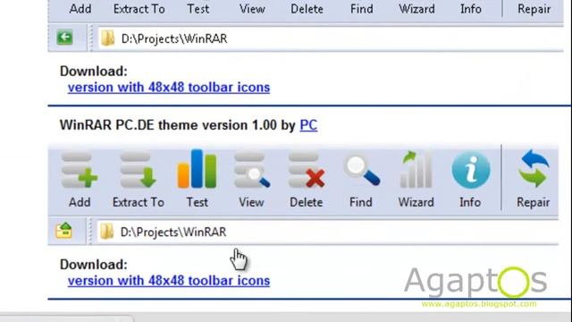 How to change Winrar Theme? смотреть онлайн