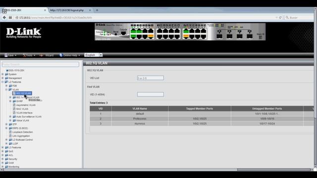 D Link TallerTecnico Gestion redes wifi segmentacion VLAN ACL смотреть онлайн