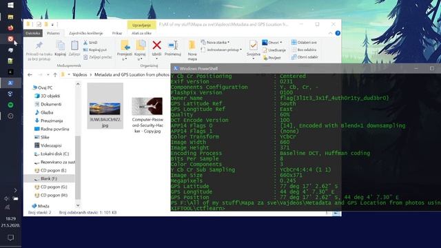 Find GPS location from Images/Picutres ! Reading and modifying metadata with Exiftool - HOXFRAMEWOR смотреть онлайн