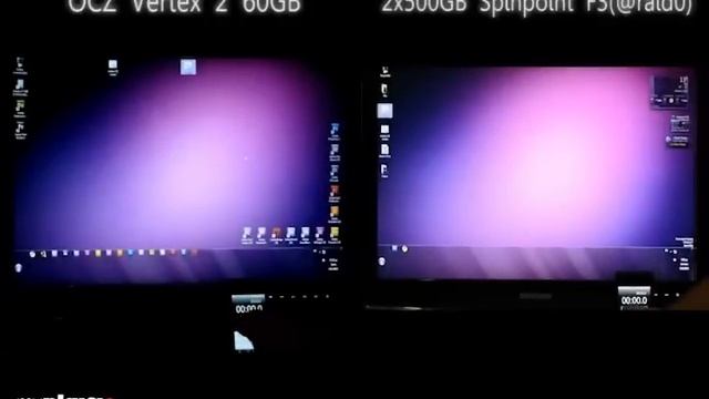 OCZ Vertex 2 60GB vs 2x Spinpoint F3 @raid0 смотреть онлайн