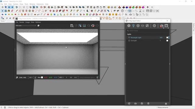 How to invisible / hide rectangle light in vray. For beginner. смотреть онлайн
