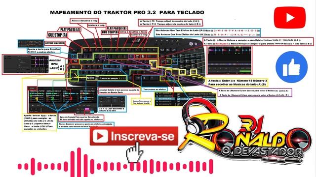 (((( MAPEAMENTO DO TRAKTOR PRO 3.4.0 NO TECLADO DO PC )))((( DJ RONALDO O DEVASTADOR )))) смотреть онлайн