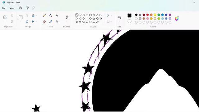 How to draw the Paramount Pictures logo using MS Paint | How to draw on your computer смотреть онлайн