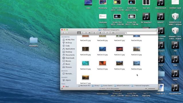 How to Access Hidden Wallpapers in OS X Mavericks смотреть онлайн