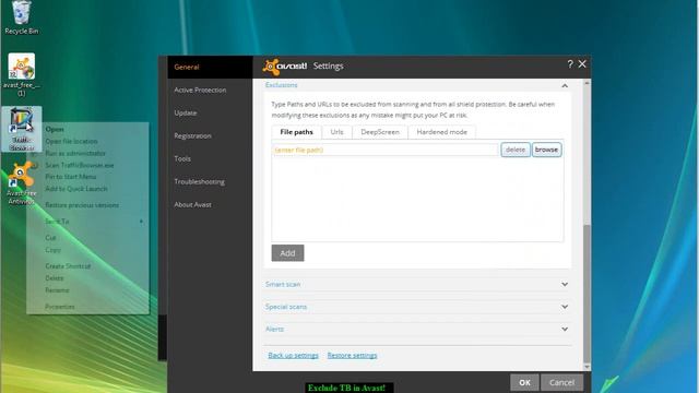 How to Exclude Traffic Browser in Avast! Antivirus Software смотреть онлайн