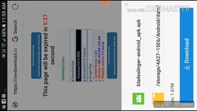 BLADESLINGER APK +OBB(MOD APK)