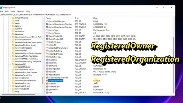 How to change Registration Details on Windows 11 смотреть онлайн
