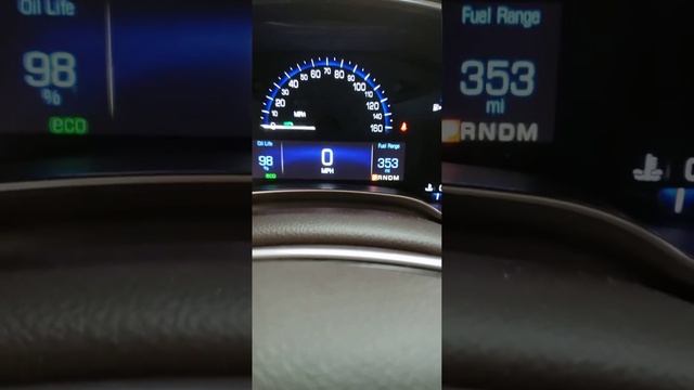 Oil Life Reset On A Cadillac SRX 2015