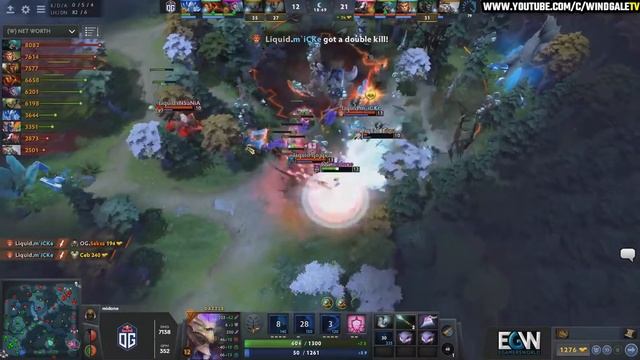 Liquid vs OG Game 1 WePlay! Pushka League Group Stage смотреть онлайн