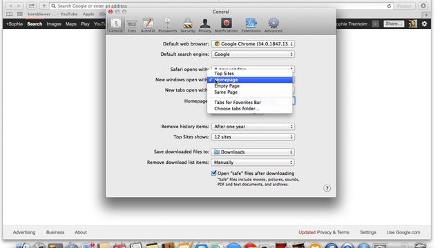 How to set google as your homepage on a MAC смотреть онлайн