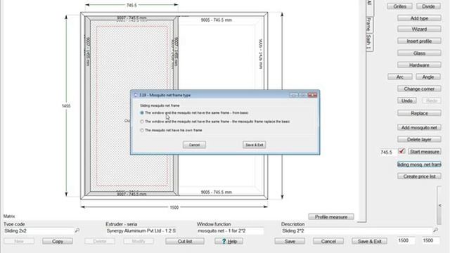 Gineri - How to add a sliding mosquito net to your window using GineriSoftware смотреть онлайн