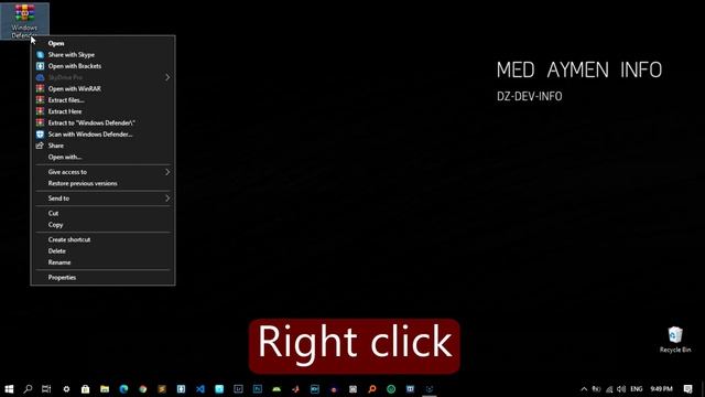 TWO WAYS TO DISABLE WINDOWS DEFENDER IN WIN 10 2021 10 ايقاف ويندوز ديفندر لويندوز смотреть онлайн