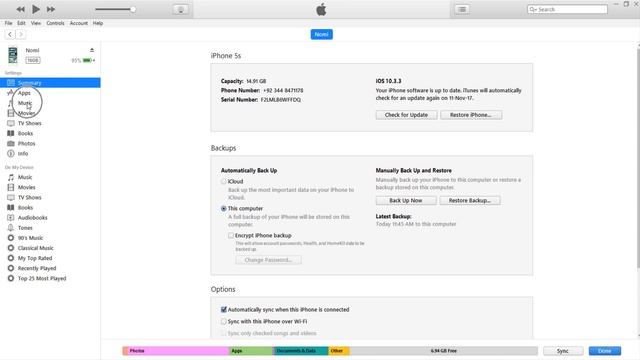 How to sync music from computer to iPhone through iTunes смотреть онлайн
