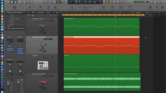 Logic Pro X - Video Tutorial 28 - MIDI Piano Roll Editor, part 2 смотреть онлайн