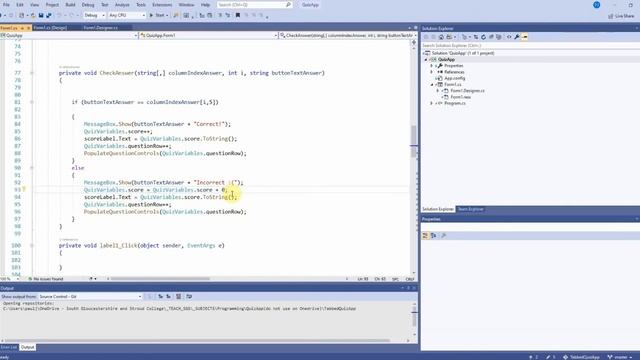 C# Quiz App - Final Video смотреть онлайн