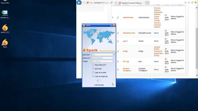 Installation et Configuration Openfire Server + client Spark смотреть онлайн