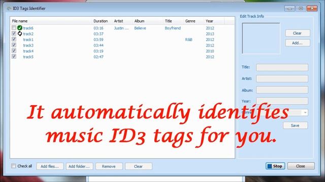 ID3 tagger - auto identify multiple music files info смотреть онлайн
